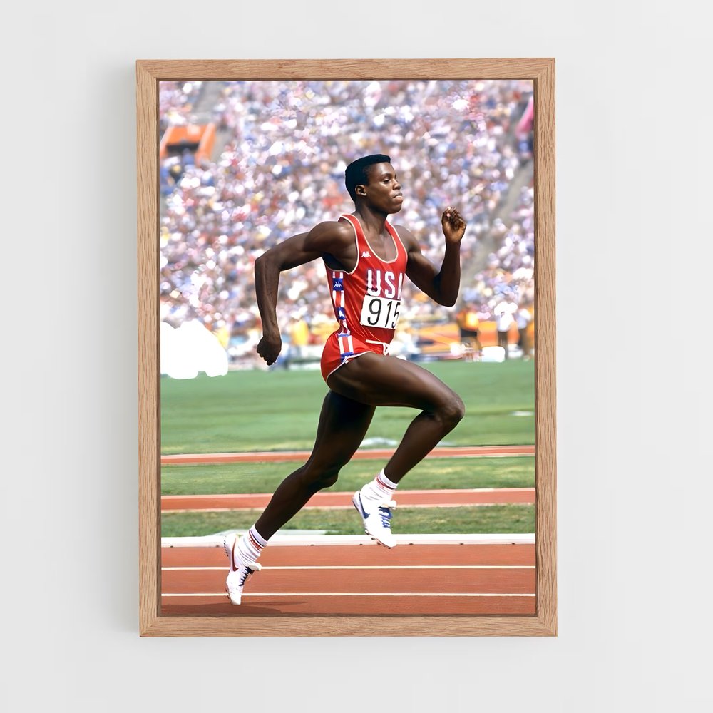 Poster L'Éclair Olympique – affiche Athlétisme (vue 4)